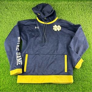 Under Armour Men's Small Notre Dame Irish Storm Sweatshirt Loose Fit Cold Gear